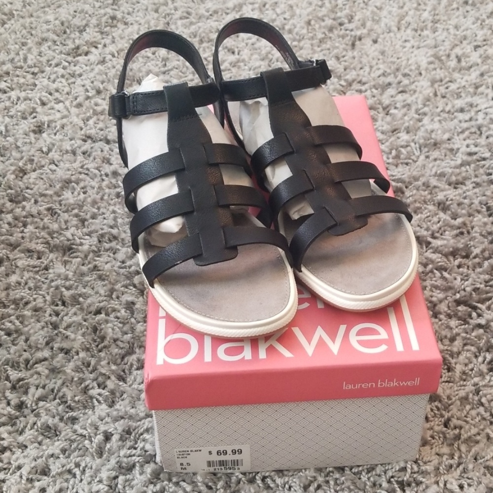 Lauren Blakwell Black Triston Shoes Size 8.5M NEW